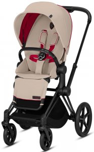 Cybex Priam III Ferrari (Silver Grey на шасси Matt Black)