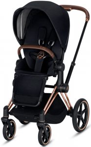 Cybex Priam III (Premium Black на шасси III Rosegold)