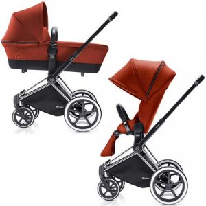 Cybex Priam LUX | 2-в-1 (Autumn Gold на шасси City Light Chrome)
