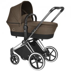 Cybex Коляска для новорожденных Priam LUX (Cashmere Beige на шасси Шасси All Terrain Chrome)