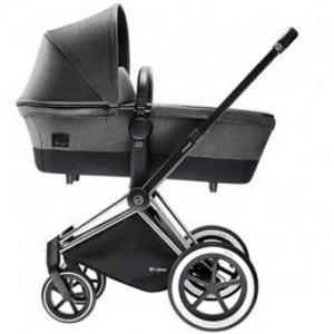 Cybex Коляска для новорожденных Priam LUX (Manhattan Grey на шасси All Terrain Chrome)