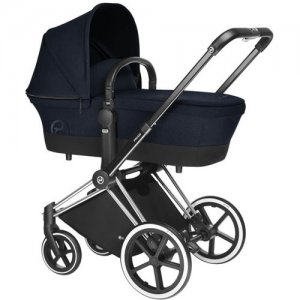 Cybex Коляска для новорожденных Priam LUX (Midnight Blue на шасси All Terrain Chrome)