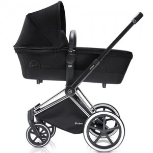 Cybex Коляска для новорожденных Priam LUX (Stardust Black на шасси All Terrain Chrome)