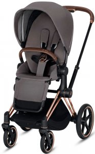 Cybex Priam III (Manhattan Grey на шасси III Rosegold)