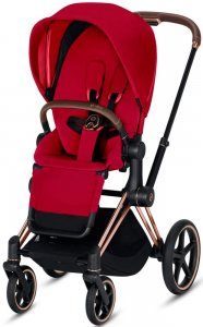 Cybex Priam III (True Red на шасси III Rosegold)