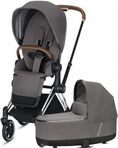 Cybex Priam III | 2-в-1 (Manhattan Grey на шасси III Chrome)