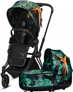 Cybex Priam III Birds of Paradise | 2-в-1 (Birds of Paradise на шасси Matt Black)