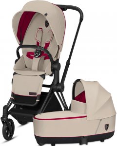 Cybex Priam III Ferrari | 2-в-1 (Silver Grey на шасси Matt Black)