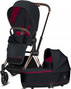 Cybex Priam III Ferrari | 2-в-1 (Victory Black на шасси Rosegold)