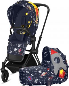 Cybex Priam III Space Rocket by Anna K. | 2-в-1 (Space Rocket на шасси Matt Black)