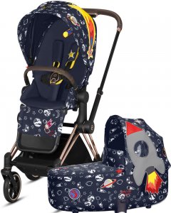 Cybex Priam III Space Rocket by Anna K. | 2-в-1 (Space Rocket на шасси Rosegold)