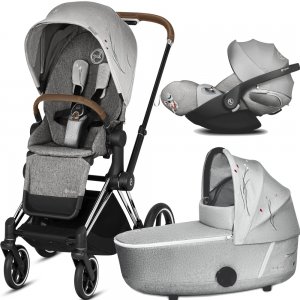 Cybex Priam III Koi с автокреслом Cloud Z | 3-в-1 (Koi на шасси Chrome)