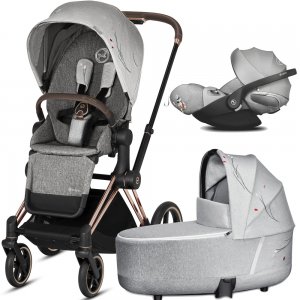 Cybex Priam III Koi с автокреслом Cloud Z | 3-в-1 (Koi на шасси Rosegold)