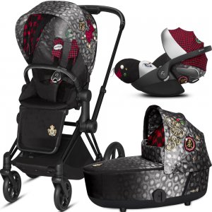Cybex Priam III Rebellious с автокреслом Cloud Z | 3-в-1 (Rebellious на шасси Matt Black)