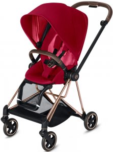 Cybex Mios (True Red на шасси Rosegold)