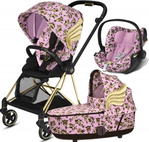 Cybex Mios Cherubs by Jeremy Scott с автокреслом Cloud Q | 3-в-1 (Cherubs Pink)