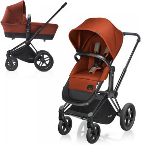 Cybex Priam Light | 2-в-1 (Autumn Gold на шасси All Terrain Matt Black)