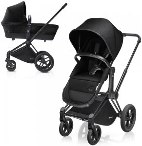 Cybex Priam Light | 2-в-1 (Happy Black на шасси All Terrain Matt Black)
