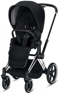 Cybex Priam III (Premium Black на шасси III Chrome Black)