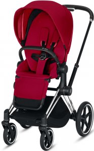 Cybex Priam III (True Red на шасси III Chrome Black)