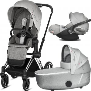 Cybex Priam III Koi с автокреслом Cloud Z | 3-в-1 (Koi на шасси Chrome Black)