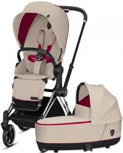 Cybex Priam III Ferrari | 2-в-1 (Silver Grey на шасси Chrome Black)
