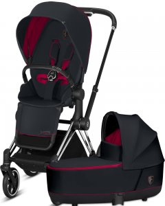 Cybex Priam III Ferrari | 2-в-1 (Victory Black на шасси Chrome Black)