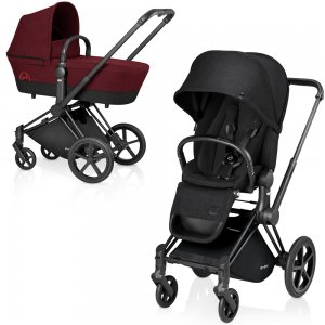 Cybex Priam LUX | 2-в-1 (Infra Red | St. Black | Matt Black)