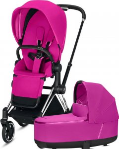 Cybex Priam III | 2-в-1 (Fancy Pink на шасси III Chrome black)
