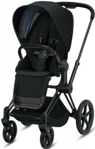 Cybex Priam III (Deep Black на шасси III Matt black)