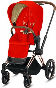 Cybex Priam III (Autumn Gold на шасси III Rosegold)