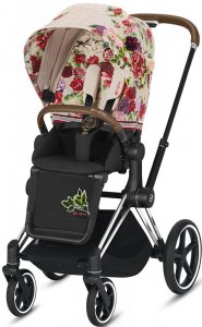Cybex Priam III Spring Blossom (Spring Blossom Light на шасси Chrome)