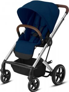 Cybex Balios S (LUX Navy Blue на шасси Silver (без дождевика))