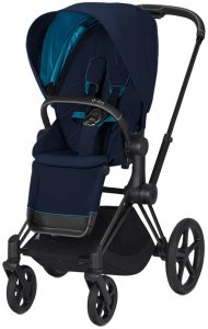 Cybex Priam III (Nautical Blue на шасси III Matt Black)