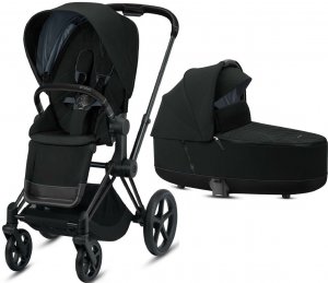 Cybex Priam III | 2-в-1 (Deep Black на шасси III Matt black)