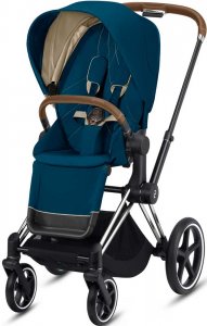 Cybex Priam III (Mountain Blue на шасси III Chrome)