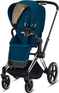 Cybex Priam III (Mountain Blue на шасси III Chrome Black)
