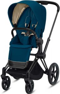 Cybex Priam III (Mountain Blue на шасси III Matt black)