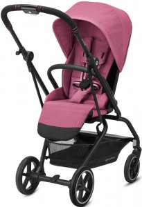Cybex Eezy S Twist+ 2 (Magnolia Pink на шасси Black с дождевиком и бампером)