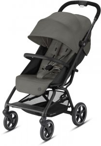 Cybex Eezy S+ 2 (Soho Grey на шасси Black с дождевиком и бампером)