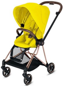 Cybex Mios (Mustard Yellow на шасси Rosegold)