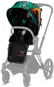 Cybex Прогулочный блок Priam III для шасси Priam | Priam III (Matt Black | FE Birds of Paradise)