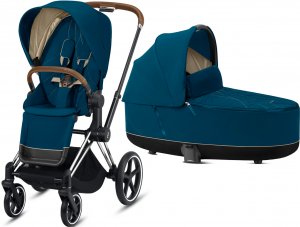 Cybex Priam III | 2-в-1 (Mountain Blue на шасси III Chrome)