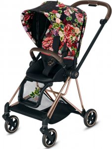 Cybex Mios Spring Blossom (Spring Blossom Dark на шасси Rosegold)