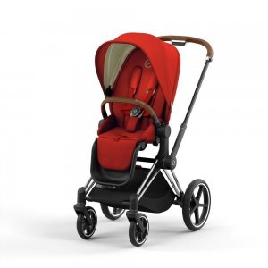 Cybex Priam IV (Autumn Gold на шасси IV Chrome brown)